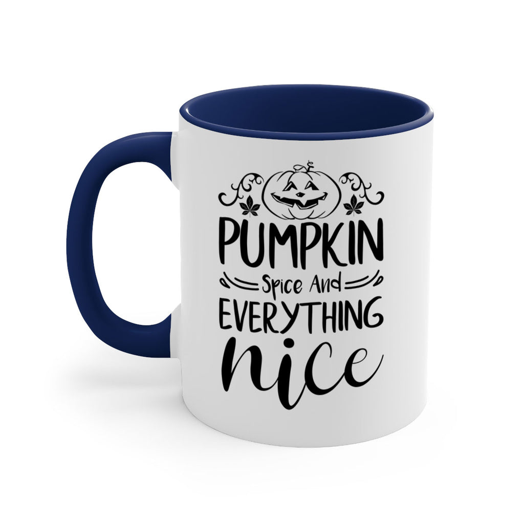 pumpkin spice and everything nice 542#- fall-Mug / Coffee Cup