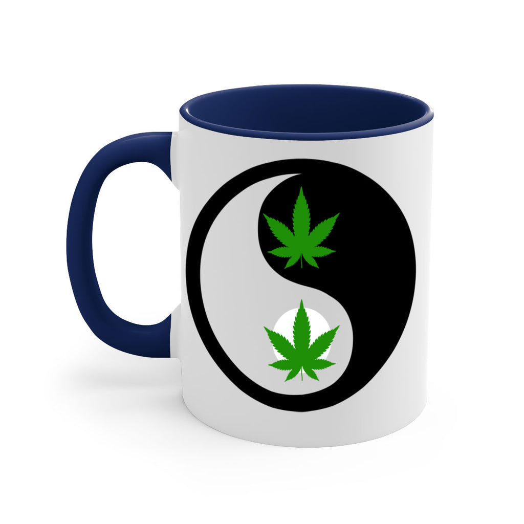 yin and yang weed 311#- marijuana-Mug / Coffee Cup