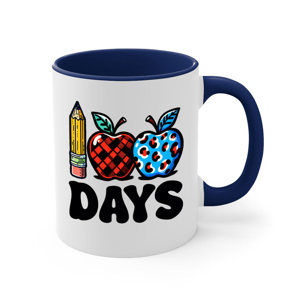 100th day of school Apple 38#- 100 days-Mug / Coffee Cup