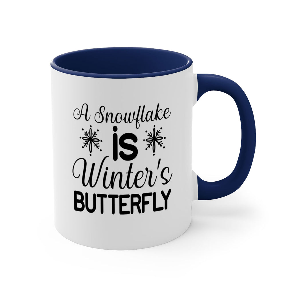 A Snowflake is Winters Butterfly3#- winter-Mug / Coffee Cup