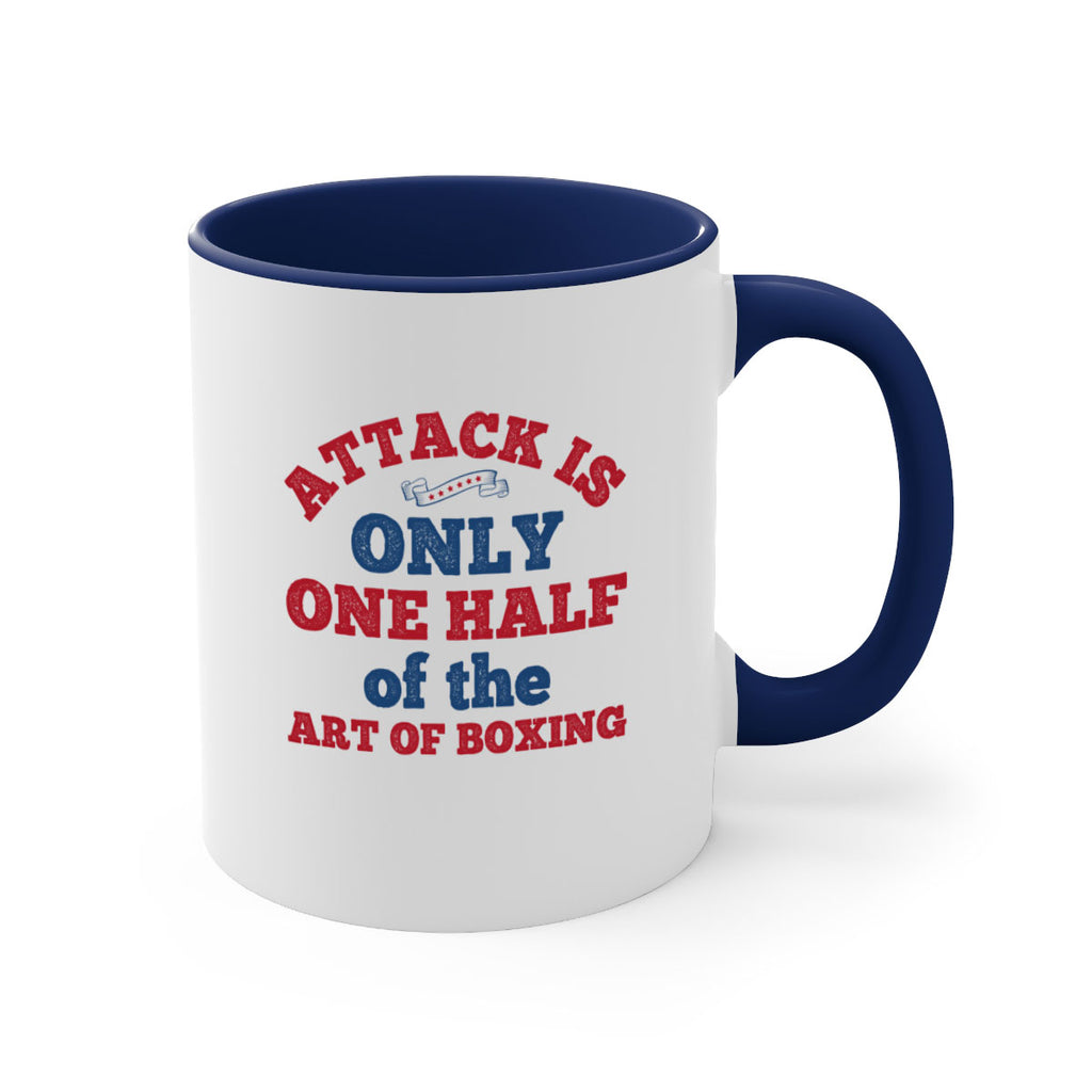 Attack is only one half of the art of boxing 1845#- boxing-Mug / Coffee Cup