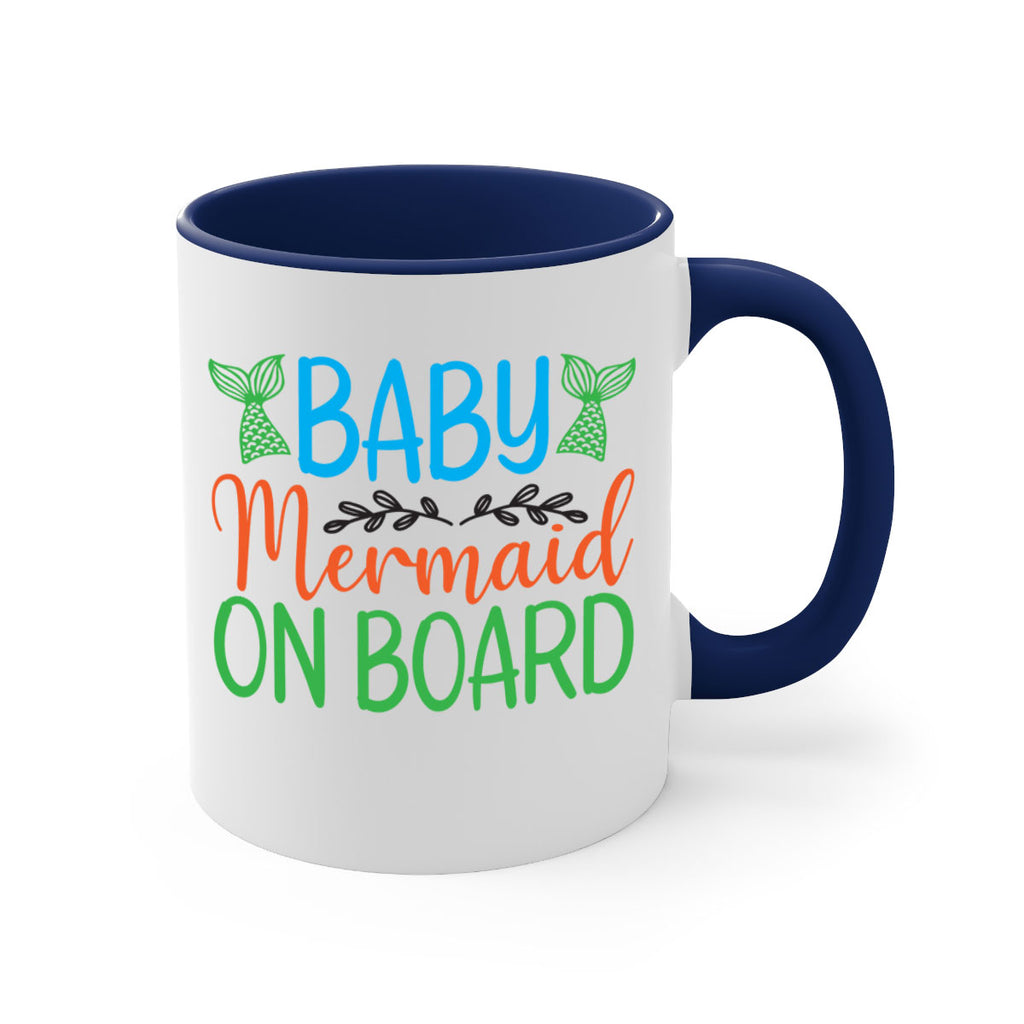 Baby Mermaid On Board 33#- mermaid-Mug / Coffee Cup