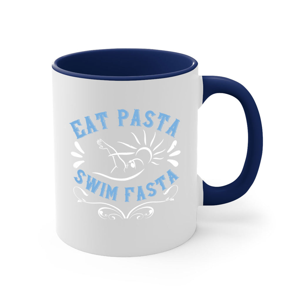Eat Pasta Swim Fasta 1319#- swimming-Mug / Coffee Cup