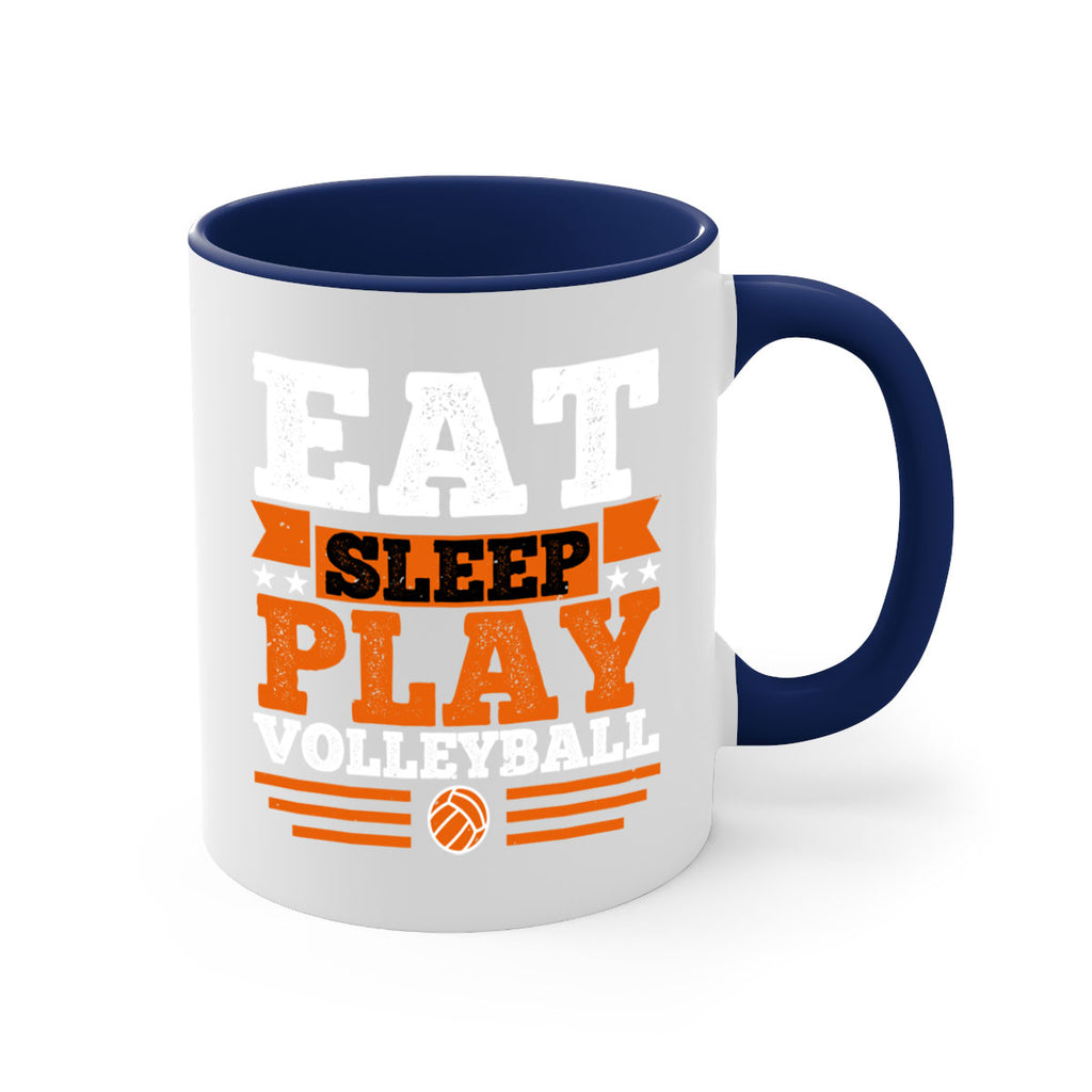 Eat sleep play volleyball 2340#- basketball-Mug / Coffee Cup