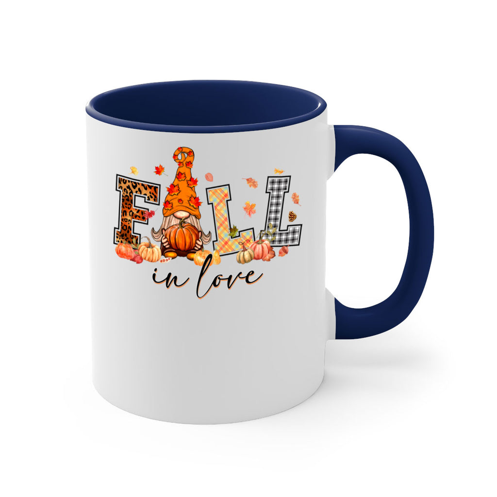 FALLinloveFallGnome 151#- fall-Mug / Coffee Cup