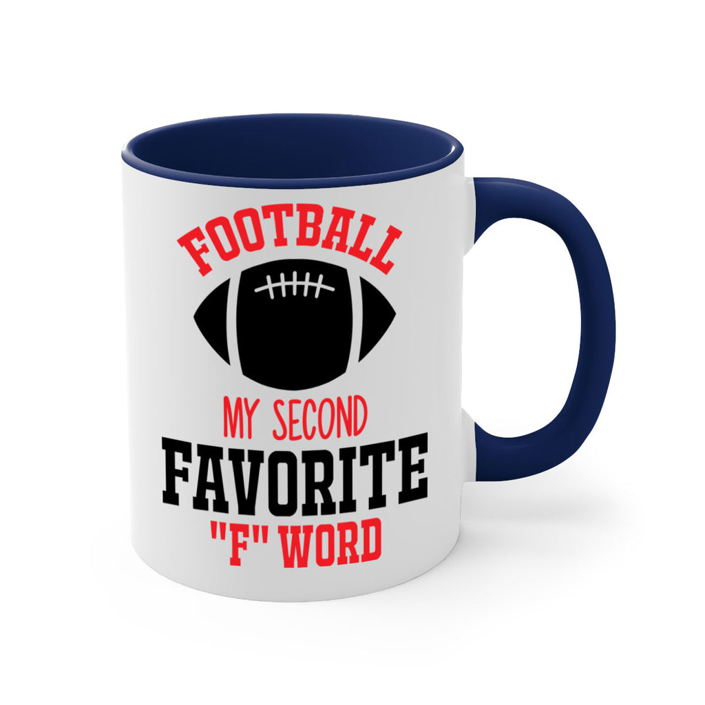 Football my second favorite F word 1234#- football-Mug / Coffee Cup