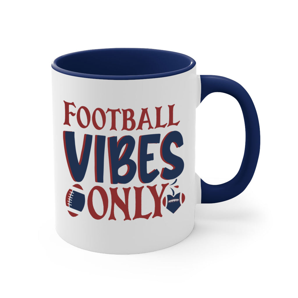 Football vibes only 1543#- football-Mug / Coffee Cup