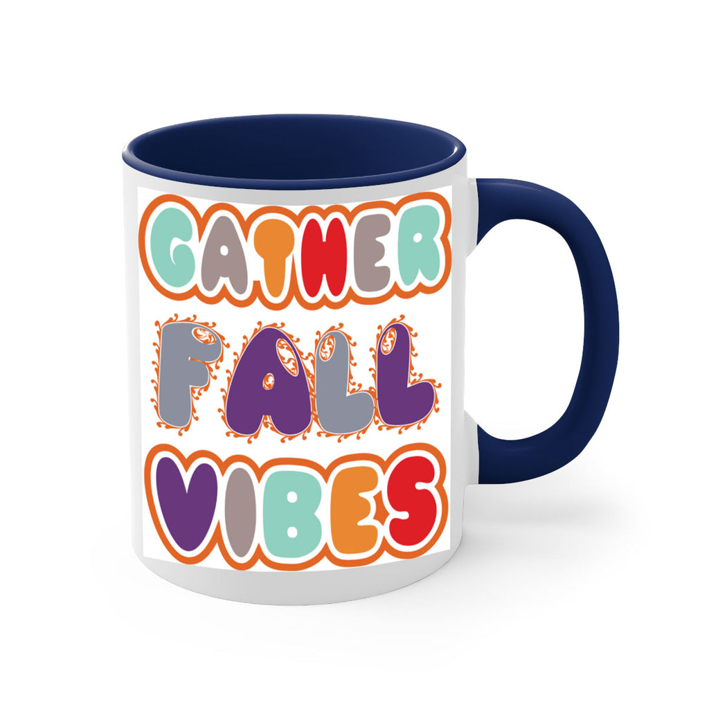 GatherFallVibesdesign 190#- fall-Mug / Coffee Cup