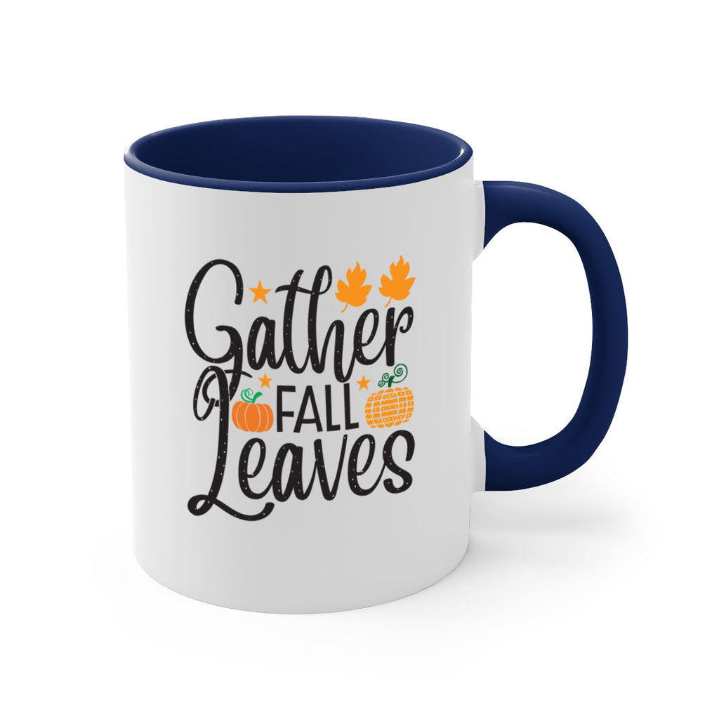 Gatherfallleaves 189#- fall-Mug / Coffee Cup