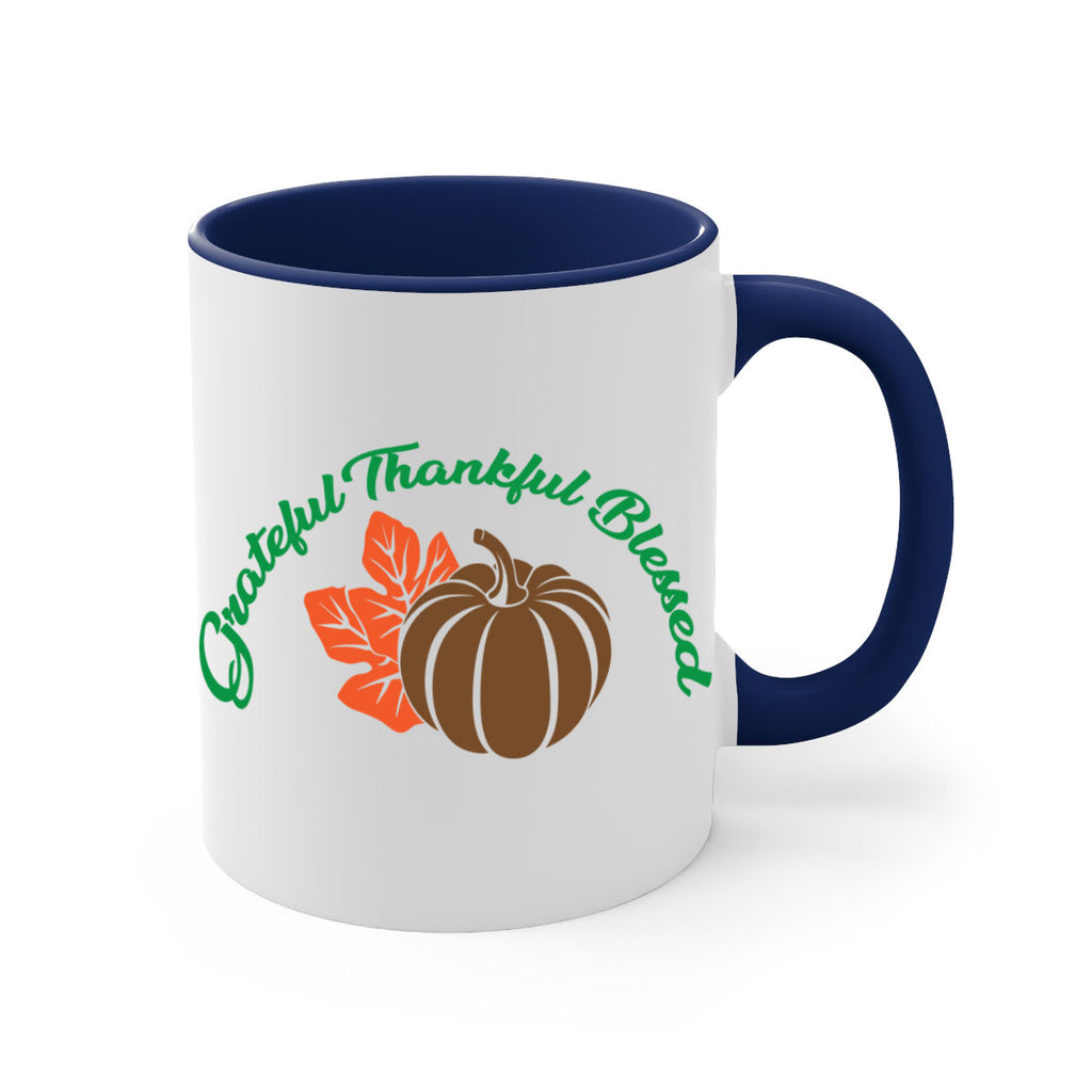 Grateful Thankful Blessed 214#- fall-Mug / Coffee Cup
