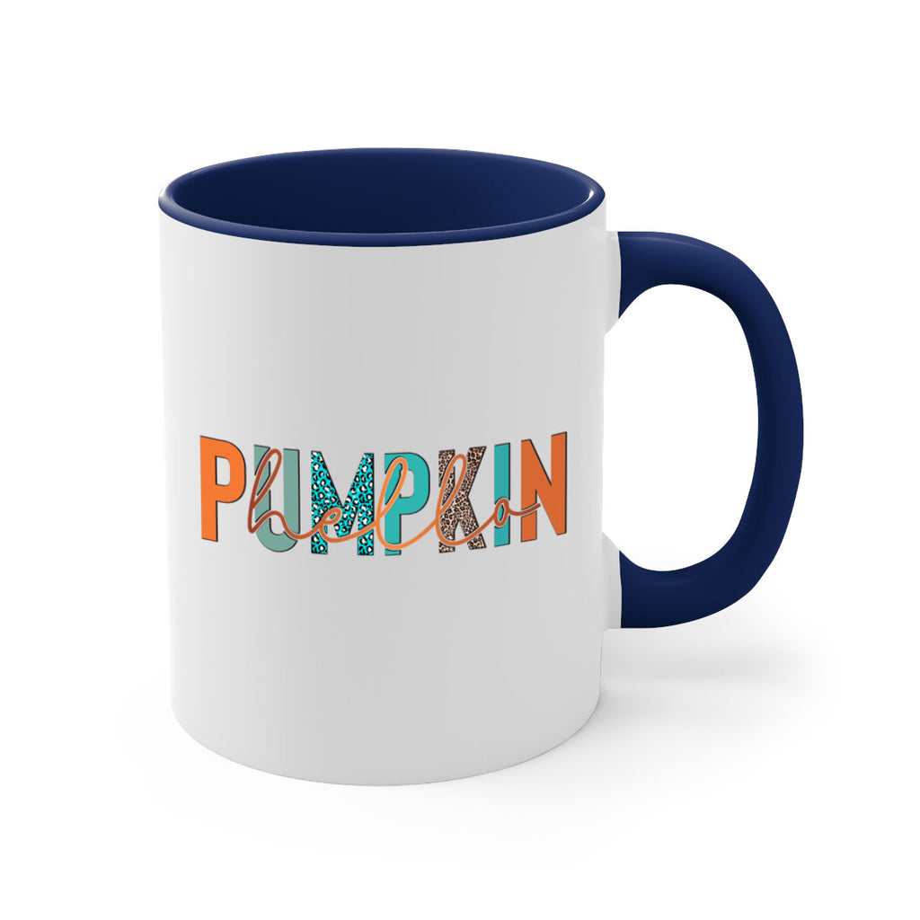 Hello Pumpkin 285#- fall-Mug / Coffee Cup
