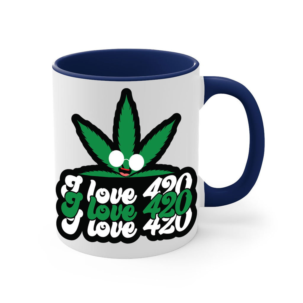 I love 420 123#- marijuana-Mug / Coffee Cup