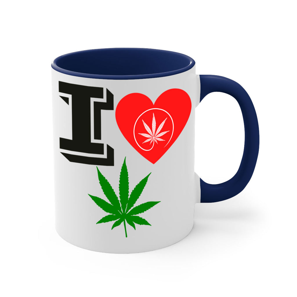 I love Cannabis heart 126#- marijuana-Mug / Coffee Cup