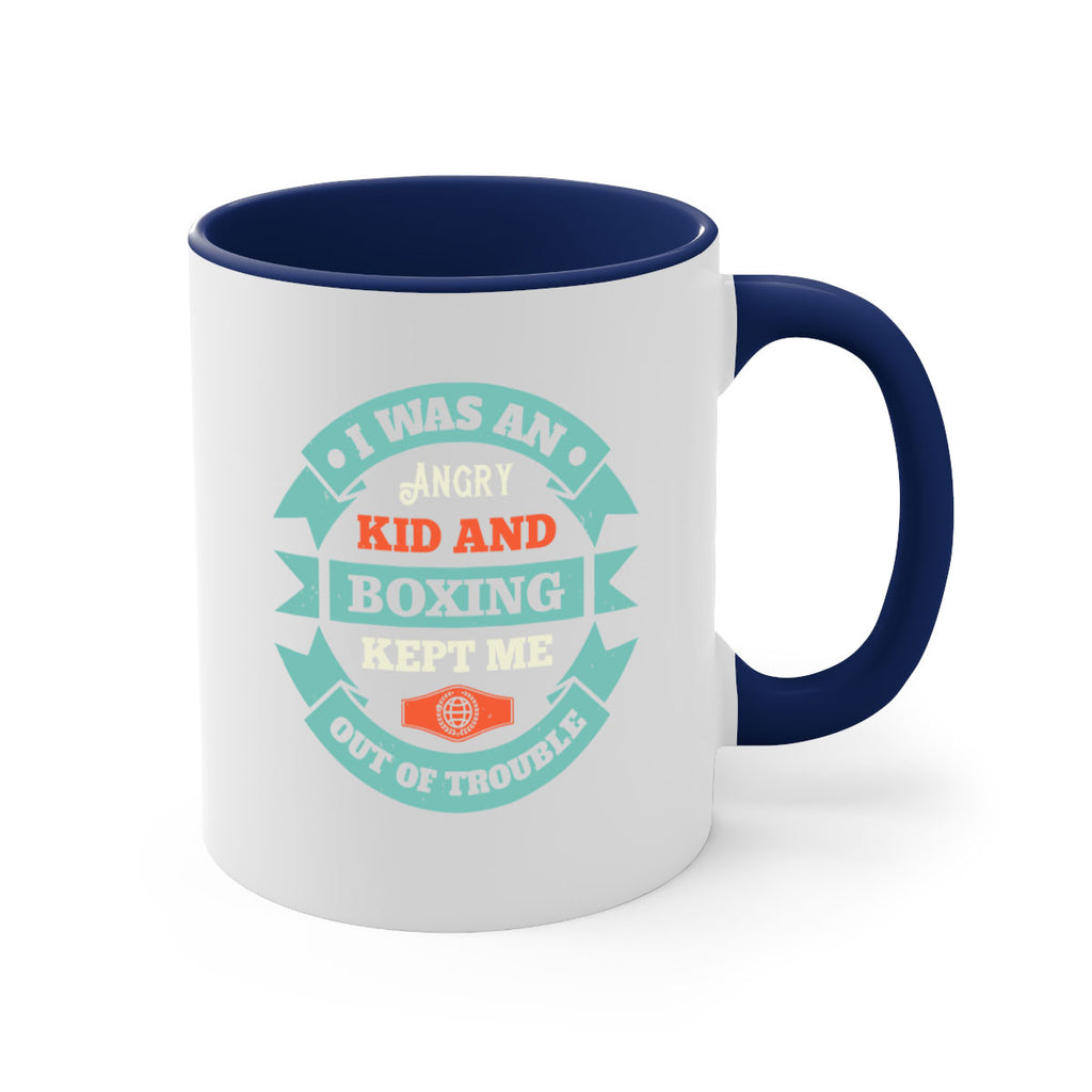 I was an angry kid and boxing kept me out of trouble 1977#- boxing-Mug / Coffee Cup