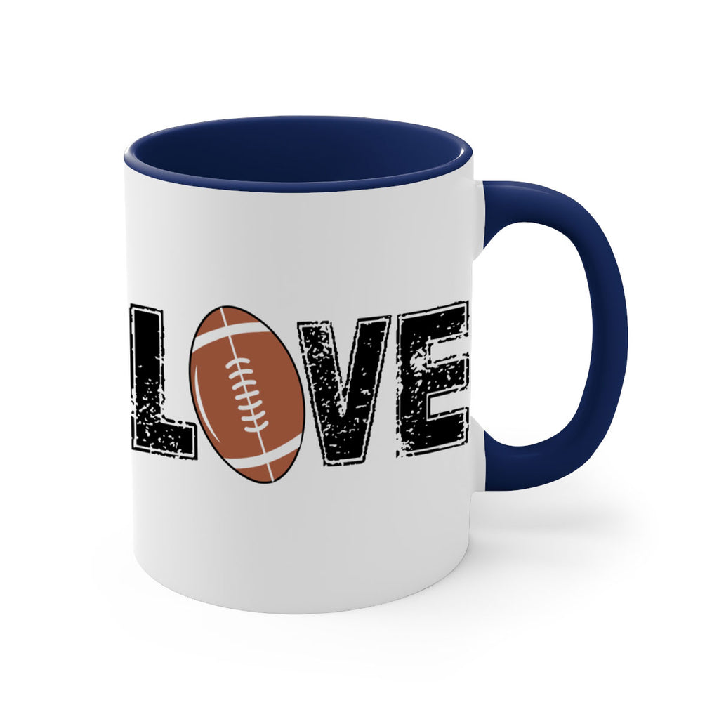 Love 739#- football-Mug / Coffee Cup