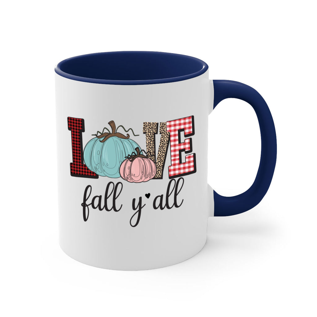 Love Fall Yall 409#- fall-Mug / Coffee Cup