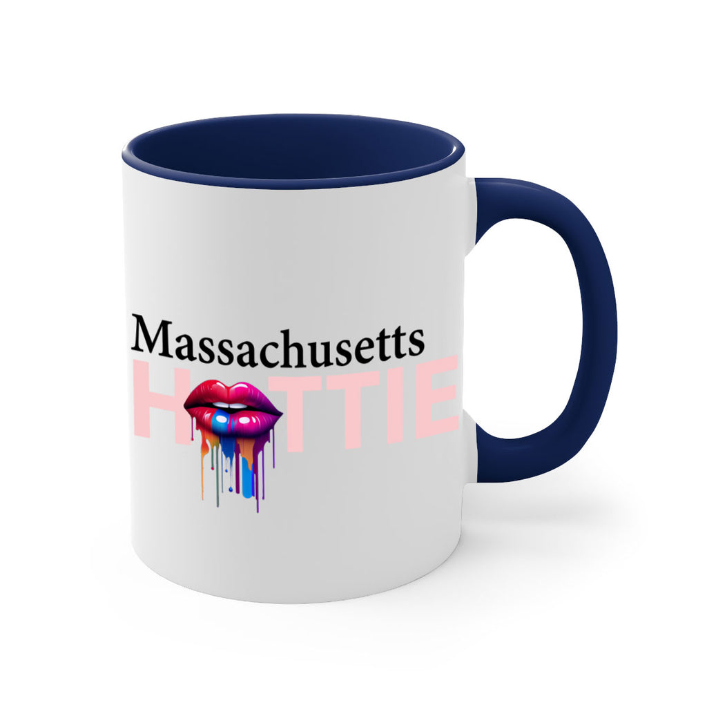 Massachusetts Hottie with dripping lips 21#- Hottie Collection-Mug / Coffee Cup