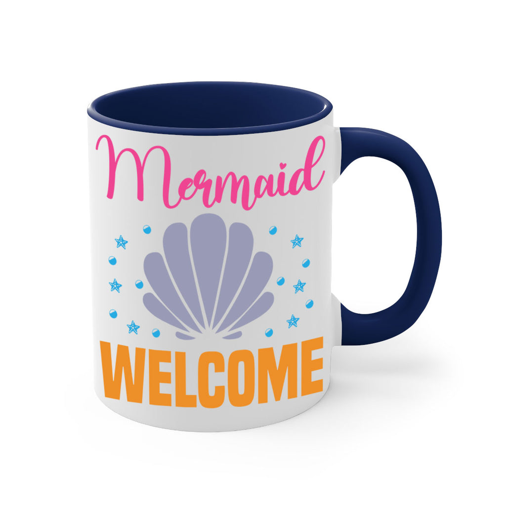 Mermaid Welcome Design 467#- mermaid-Mug / Coffee Cup