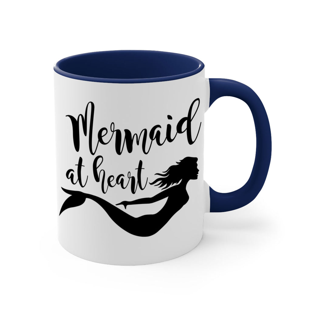 Mermaid at heart 395#- mermaid-Mug / Coffee Cup