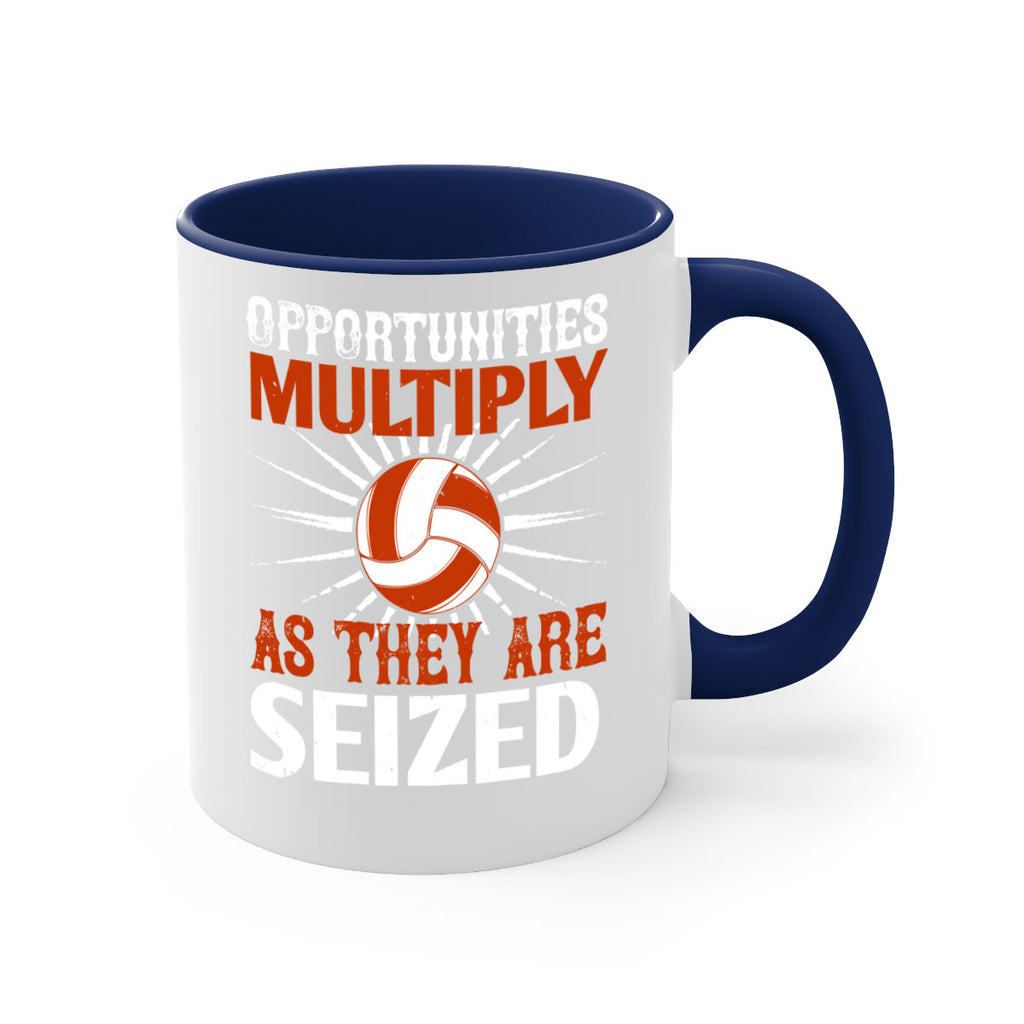 Opportunities multiply as they are seized Style 606#- volleyball-Mug / Coffee Cup