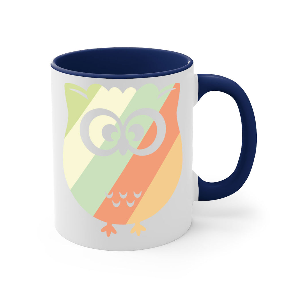 Owl Retro Style Vintage A TurtleRabbit 15#- owl-Mug / Coffee Cup