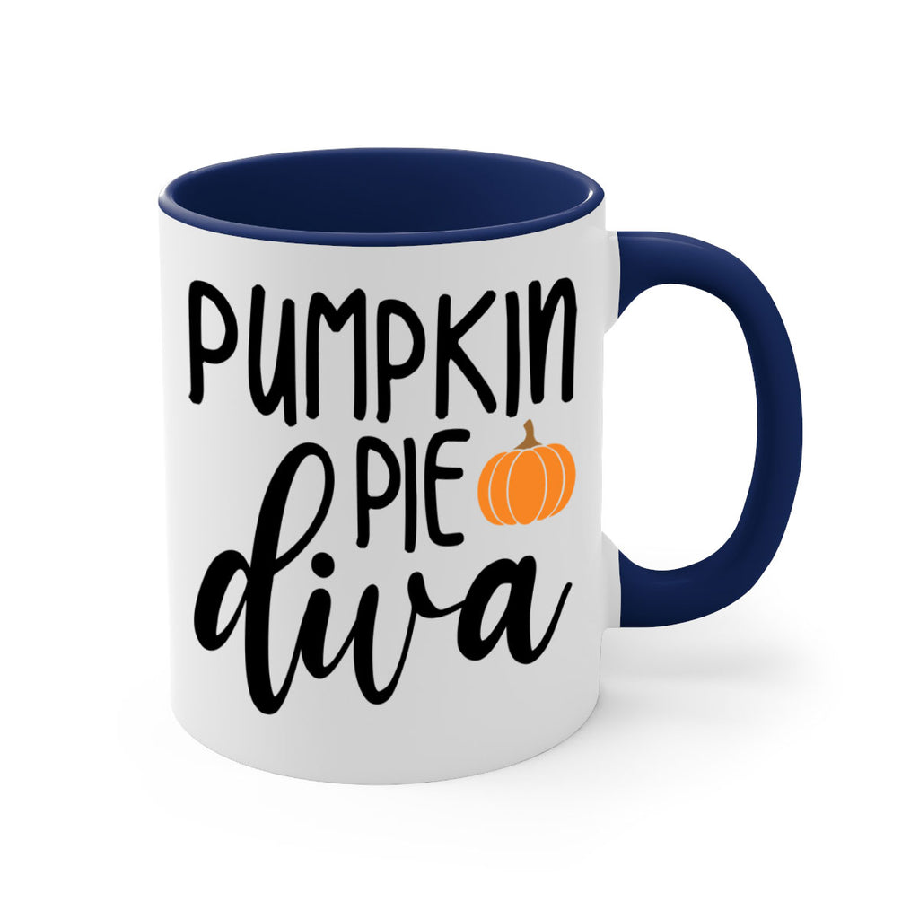 Pumpkin Pie Diva 532#- fall-Mug / Coffee Cup