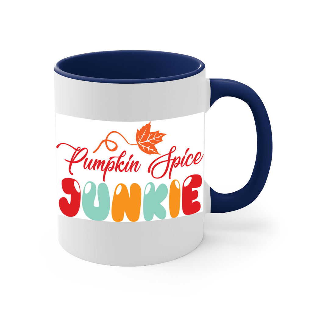 PumpkinSpiceJunkiedesign 569#- fall-Mug / Coffee Cup