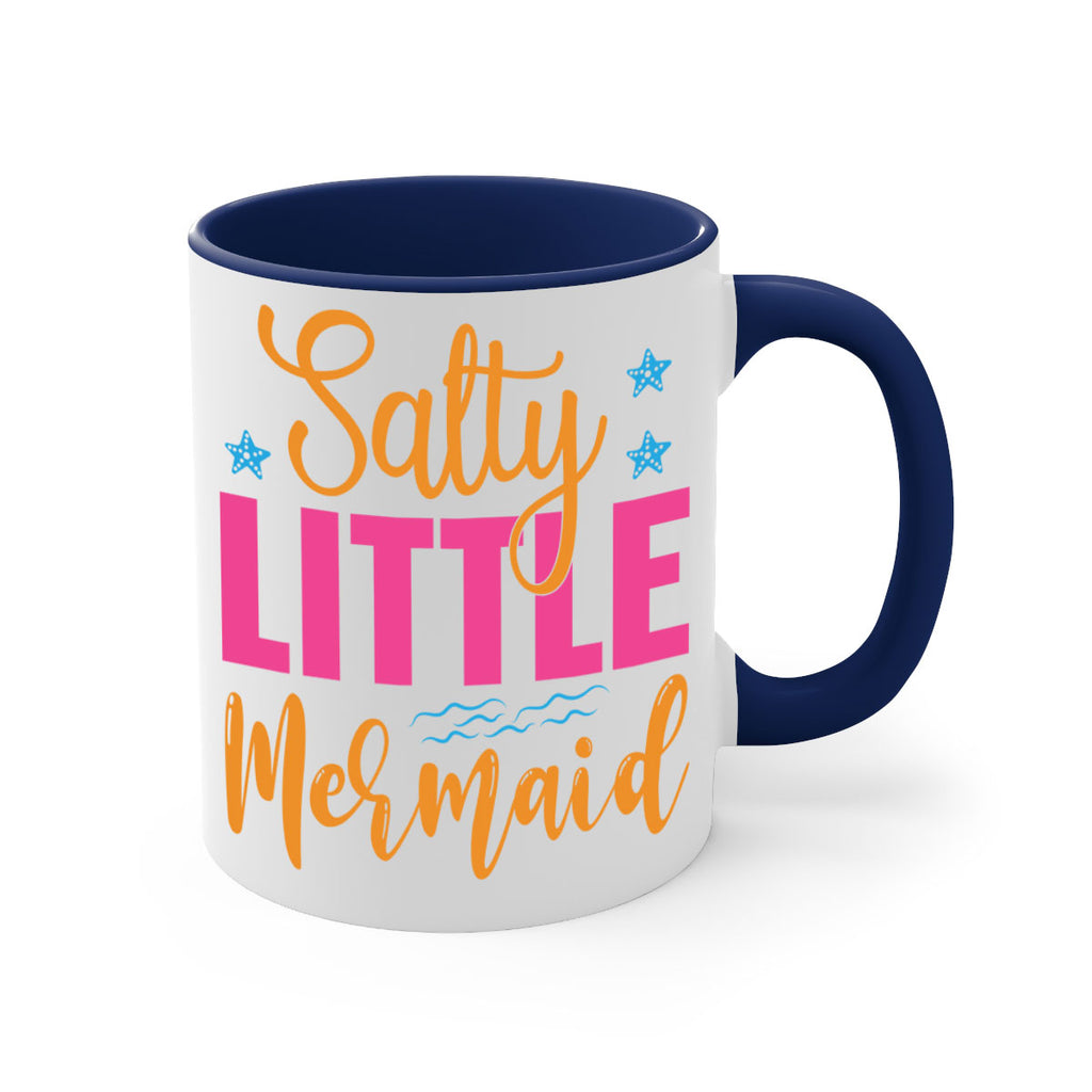 Salty Little Mermaid Design 574#- mermaid-Mug / Coffee Cup
