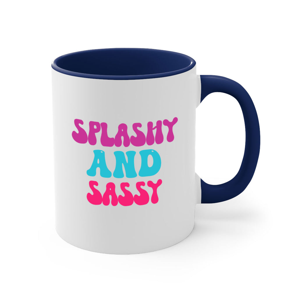 Splashy And Sassy 622#- mermaid-Mug / Coffee Cup