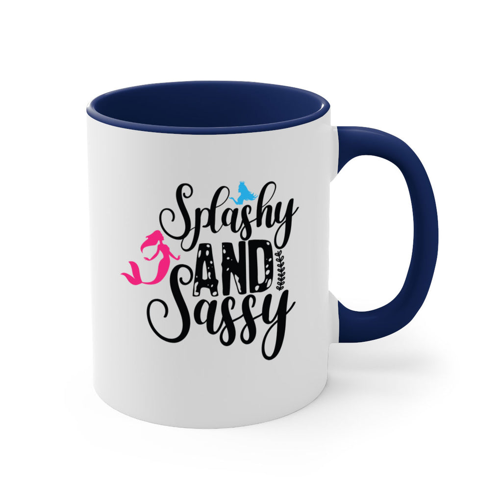 Splashy and Sassy 624#- mermaid-Mug / Coffee Cup
