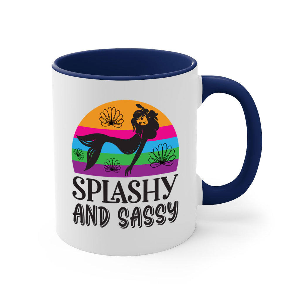 Splashy and sassy 623#- mermaid-Mug / Coffee Cup