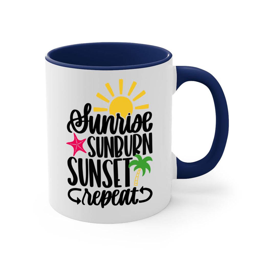 Sunrise Sunburn Sunset Repeat Style 16#- Summer-Mug / Coffee Cup