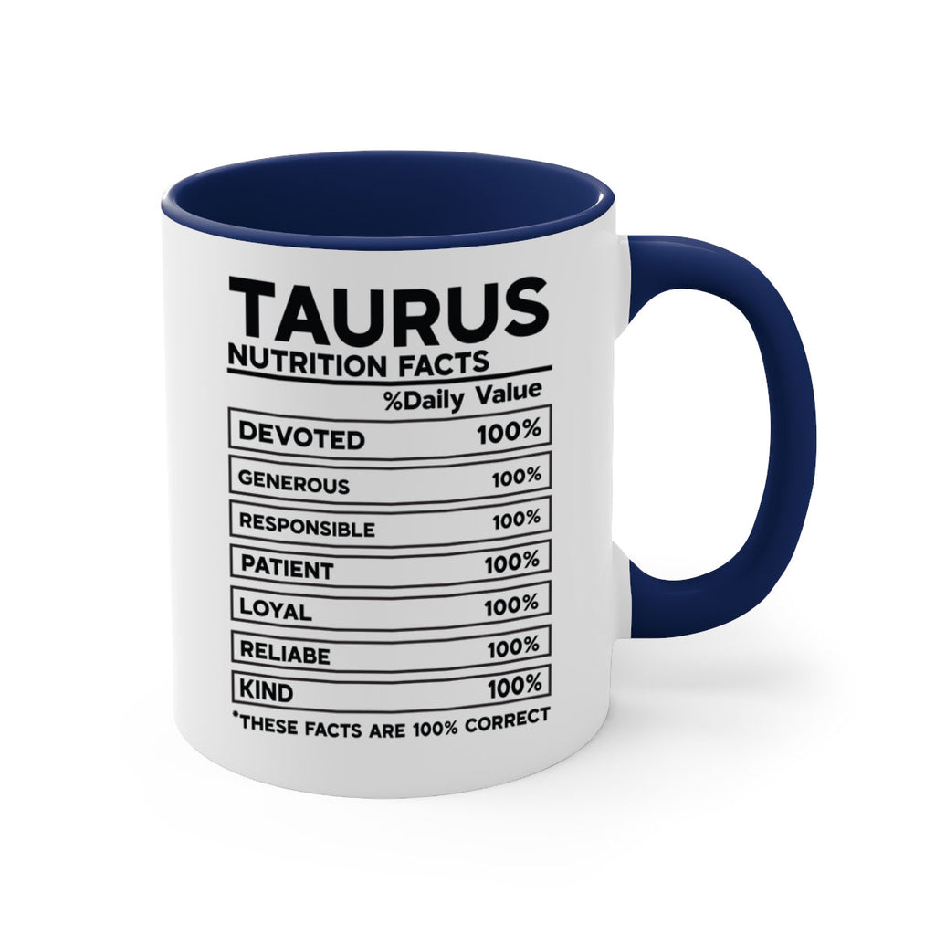 Taurus Nutrition Facts 490#- zodiac-Mug / Coffee Cup