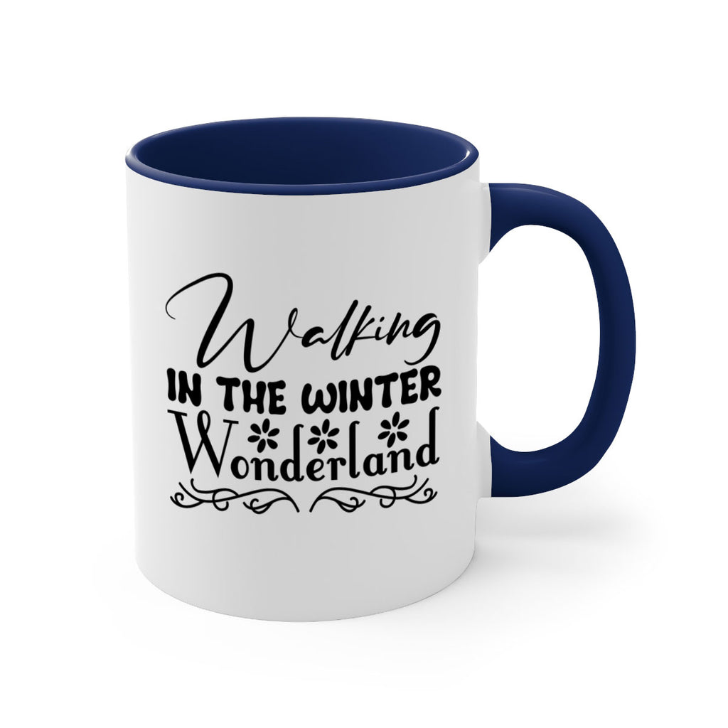 Walking in the winter wonderland 442#- winter-Mug / Coffee Cup