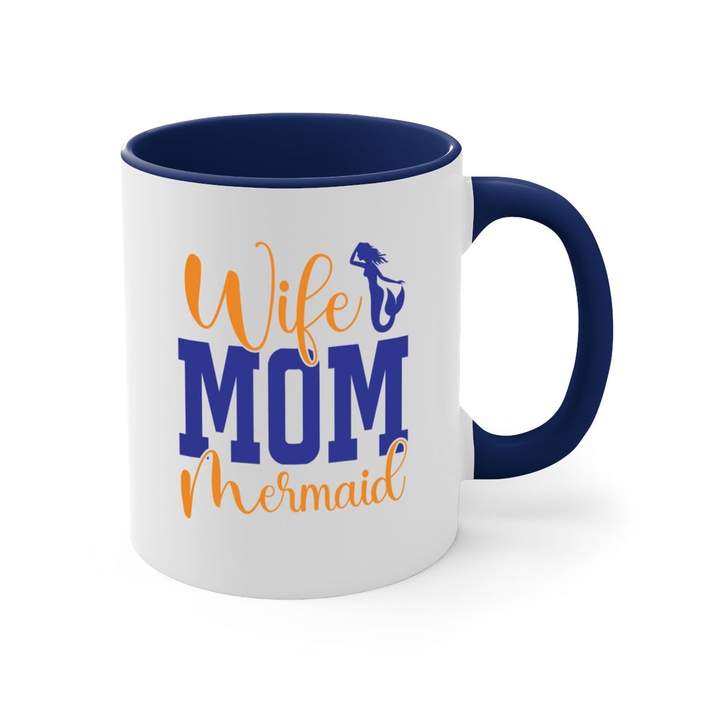 Wife Mom Mermaid 668#- mermaid-Mug / Coffee Cup