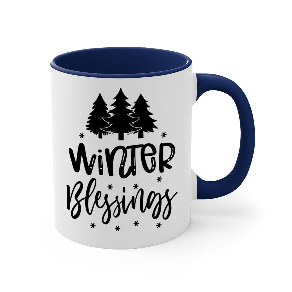 Winter Blessings 489#- winter-Mug / Coffee Cup