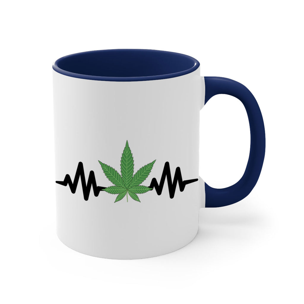 cannabis heartbeat 46#- marijuana-Mug / Coffee Cup