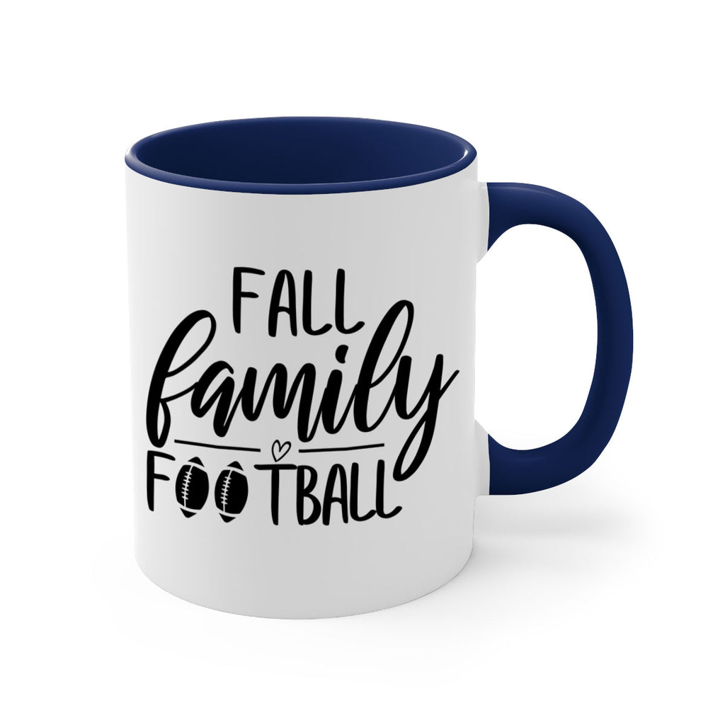 fall family football 100#- fall-Mug / Coffee Cup