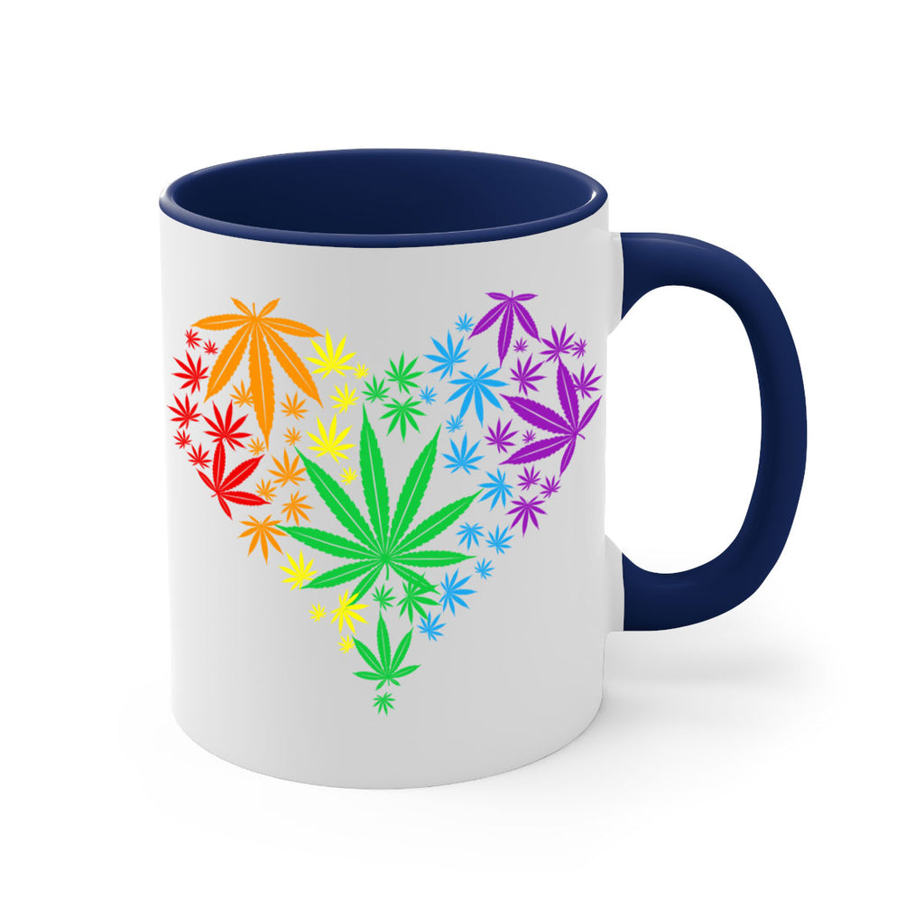marijuana heart 200#- marijuana-Mug / Coffee Cup