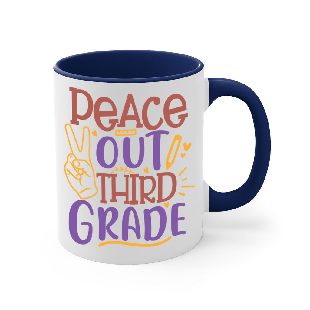 peace out 3rd grade 1#- Third Grade-Mug / Coffee Cup