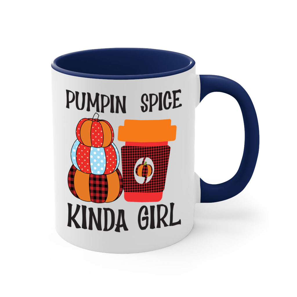 pumpkin spice kinda girl 551#- fall-Mug / Coffee Cup