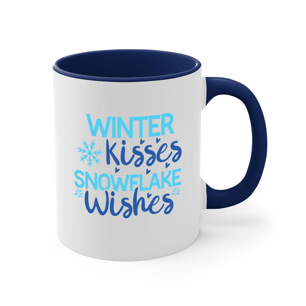 winter kisses snowflake wishes 519#- winter-Mug / Coffee Cup