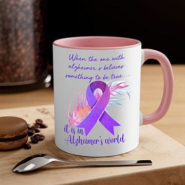 AlzheimerS Awareness Purple Ribbon 17#- alzheimers-Mug / Coffee Cup