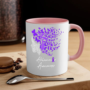 Alzheimers Awareness Shirt Alzheimers Purple Butterflies 23#- alzheimers-Mug / Coffee Cup