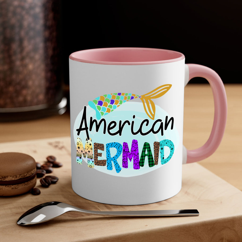 American Mermaid 14#- mermaid-Mug / Coffee Cup