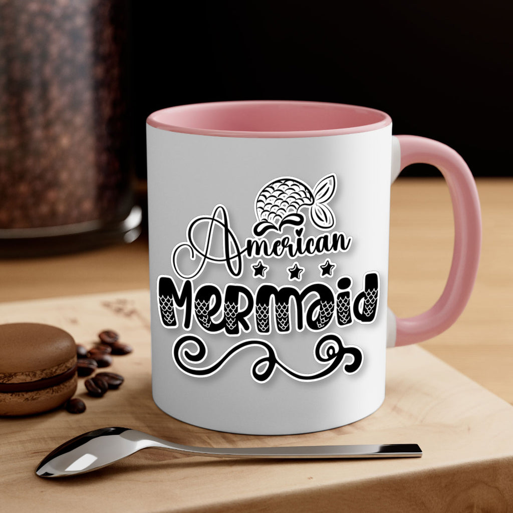 American Mermaid 15#- mermaid-Mug / Coffee Cup