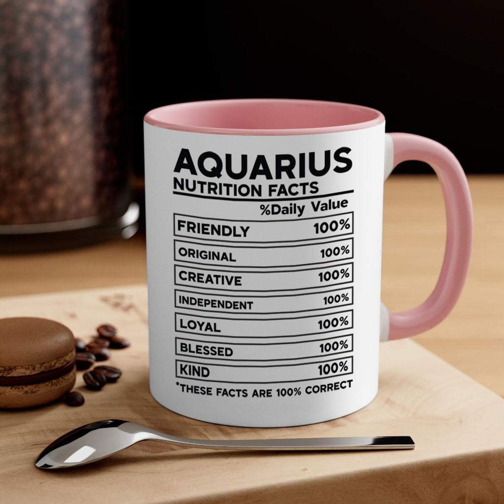 Aquarius Nutrition Facts 67#- zodiac-Mug / Coffee Cup