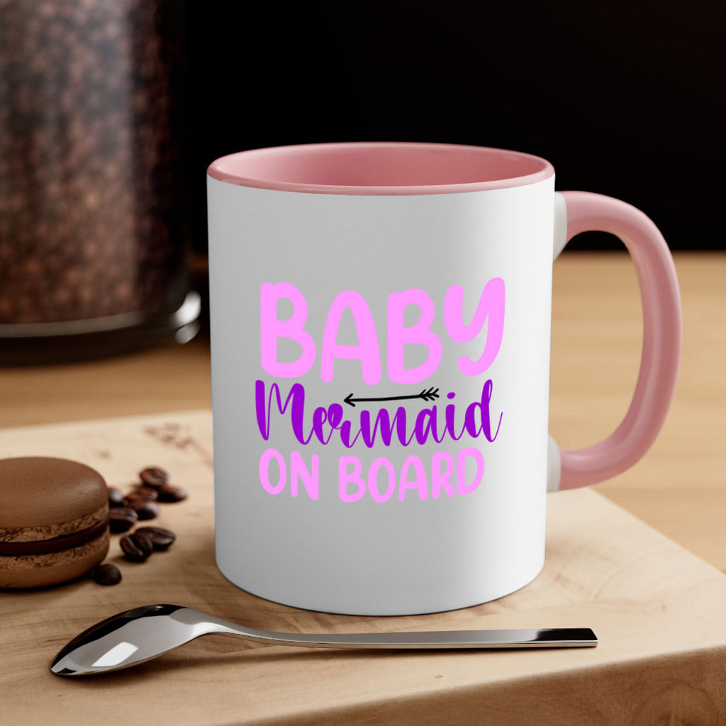 Baby Mermaid On Board 23#- mermaid-Mug / Coffee Cup
