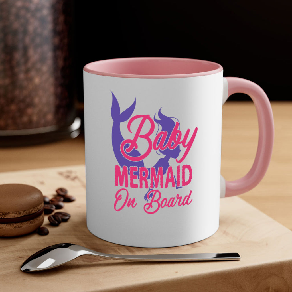 Baby Mermaid On Board 24#- mermaid-Mug / Coffee Cup