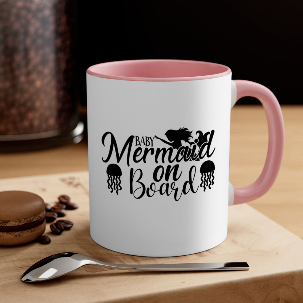 Baby Mermaid On Board 26#- mermaid-Mug / Coffee Cup